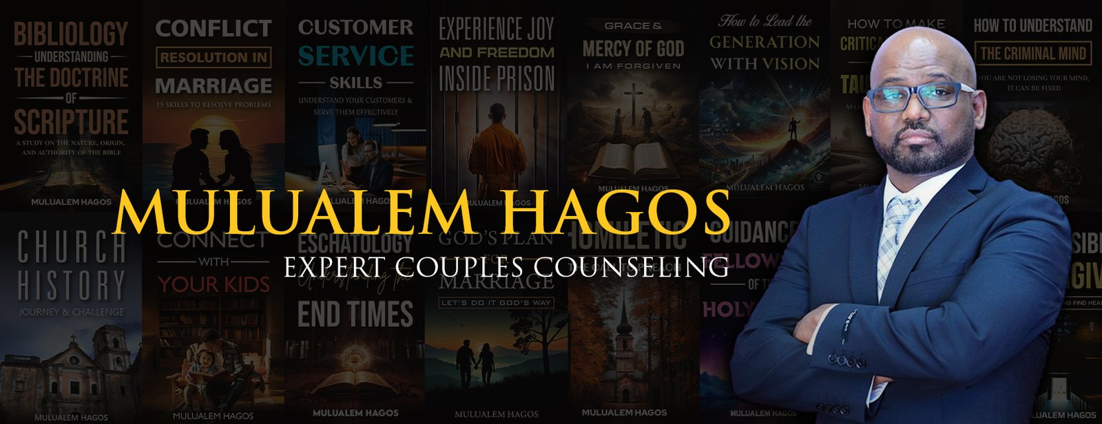 Mulualem Hagos books and author ministry banner