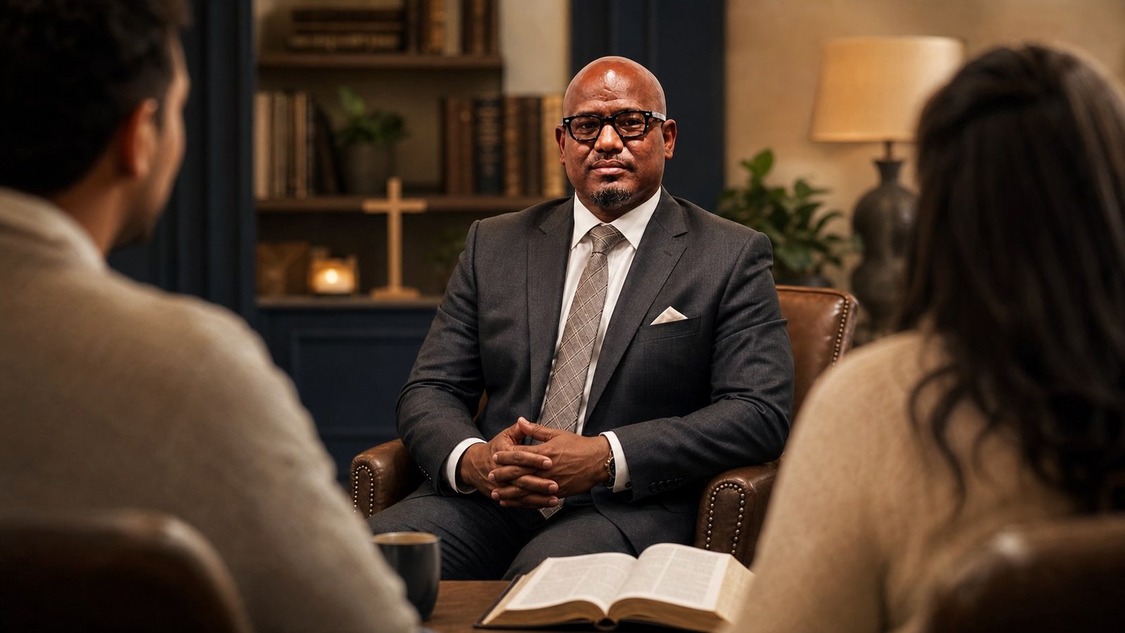 Mulualem Hagos guiding a marriage counseling session